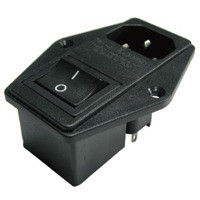 3545 SERIES(SCREW) SOCKET + DOUBLE FUSE HOLDER + SWITCH